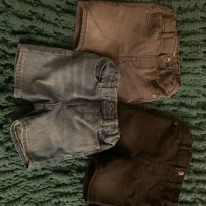 The Children's Place Jean Set- gray, black and blue denim